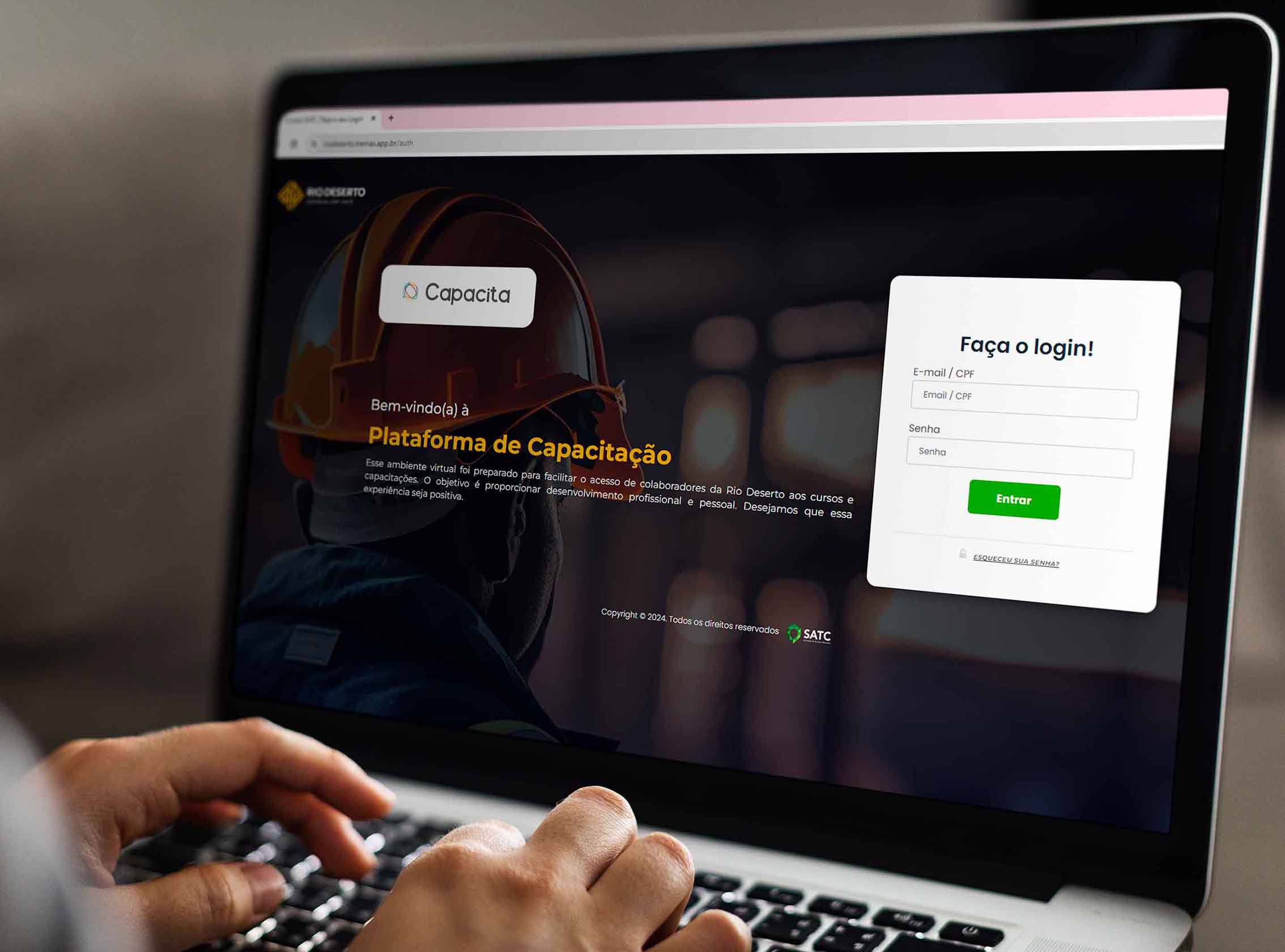 Para facilitar o acesso a capacitações, plataforma online é lançada na Rio Deserto